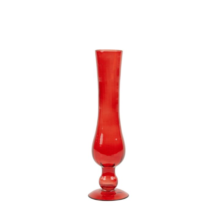Vase Ø10x34 cm BARIRO glass red