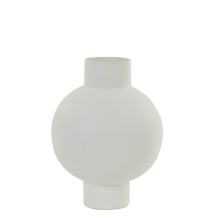 Vase Ø27,5x37,5 cm GEORGINA ceramics matt white