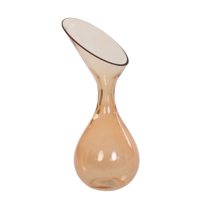 Vase Ø20x42 cm HERLEY glass peach