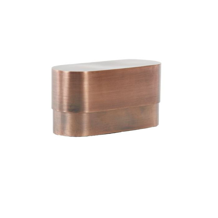 Deco box 20,5x8,5x10 cm SAMUEL copper