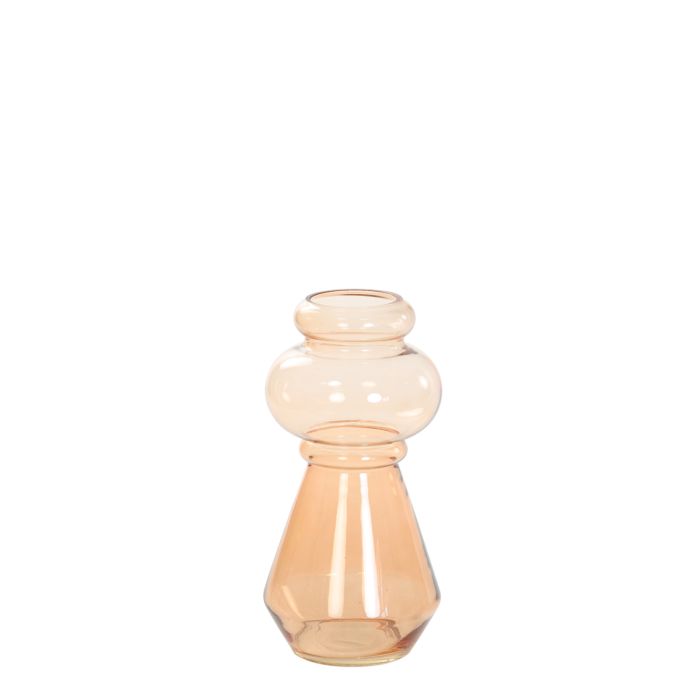 Vase Ø13,5x27,5 cm LIVON glass peach
