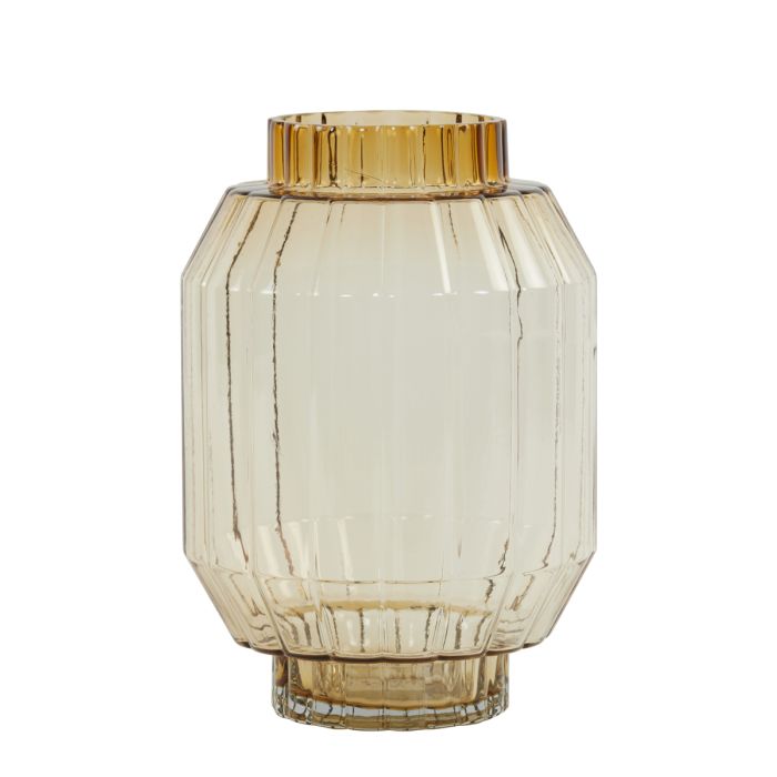 Vase Ø19,5x28,5 cm LIVIA glass peach