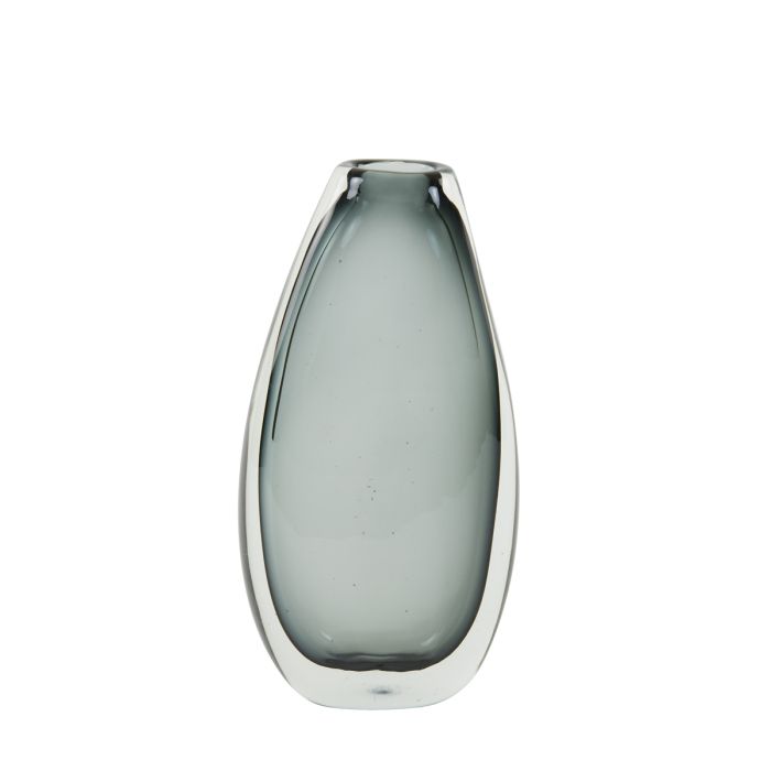 Vase 17x8x31,5 cm CALLA glass grey