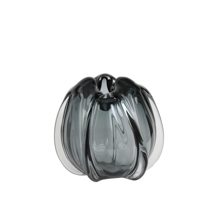 Vase Ø24,5x22 cm MURELA glass grey