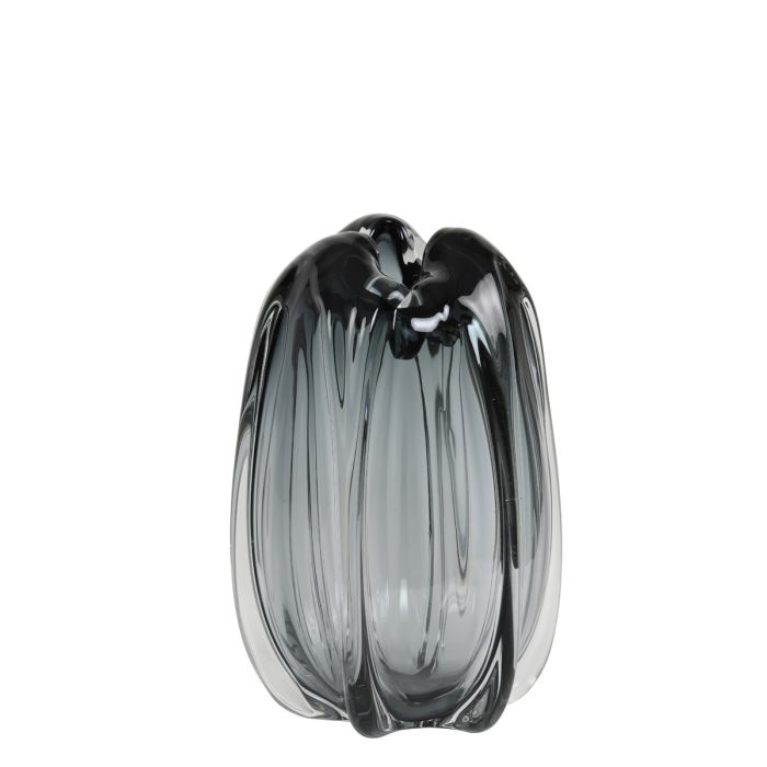 Vase Ø21x30 cm MURELA glass grey