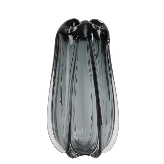 Vase Ø21x38 cm MURELA glass grey