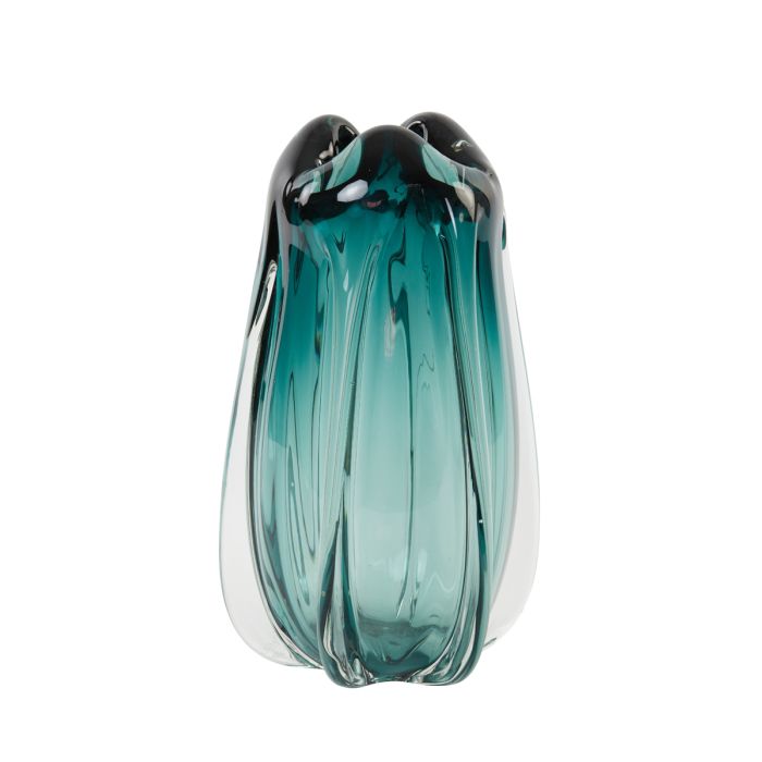 Vase Ø21x38 cm MURELA glass turquoise