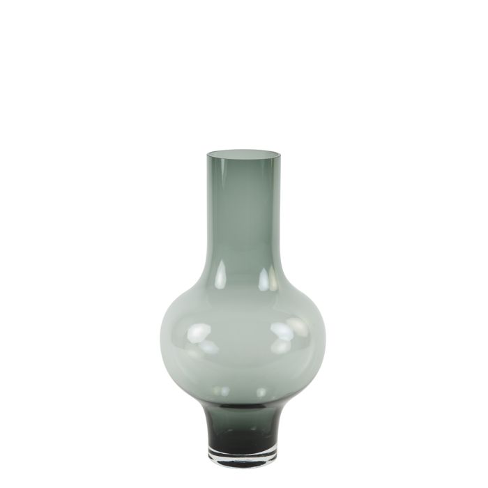 Vase Ø25,5x47 cm KAELA glass grey