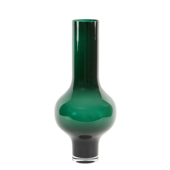 Vase Ø28x62,5 cm KAELA glass green