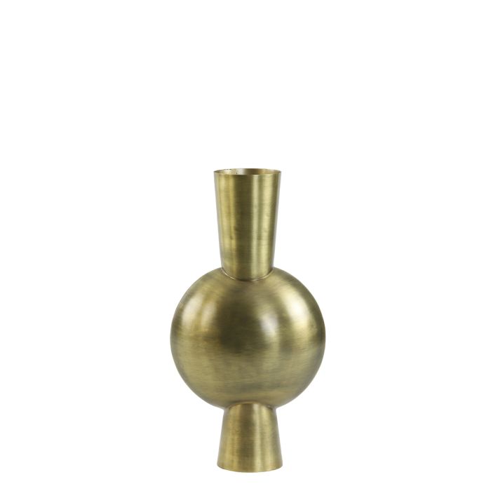 Vase deco 22x14x40 cm KAVANDU antique bronze