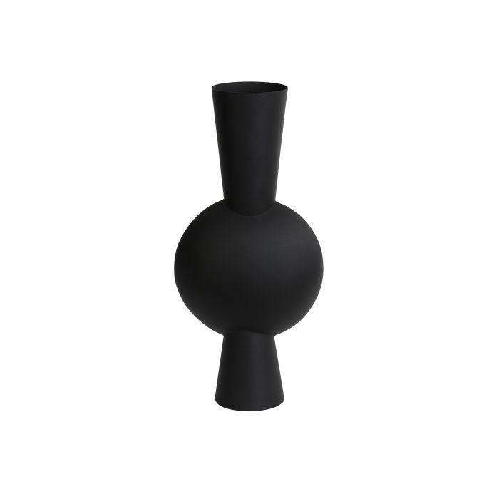 Vase deco 26x19x54 cm KAVANDU matt black