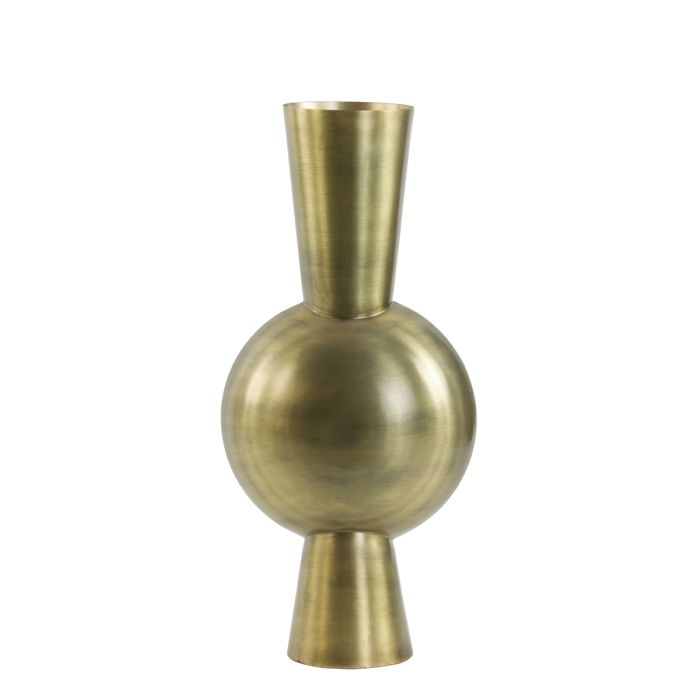 Vase deco 26x19x54 cm KAVANDU antique bronze