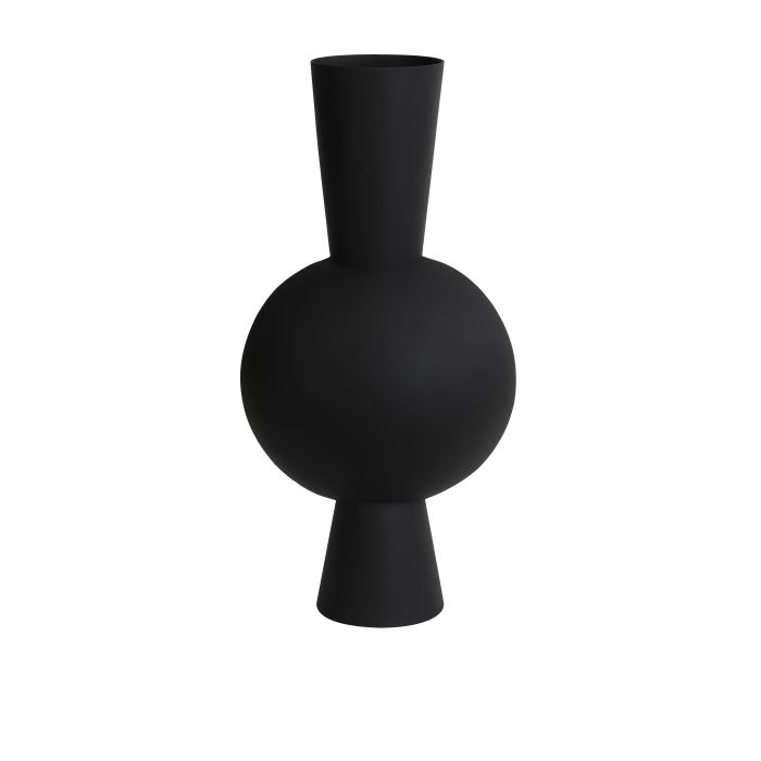 Vase deco 31x20x60 cm KAVANDU matt black