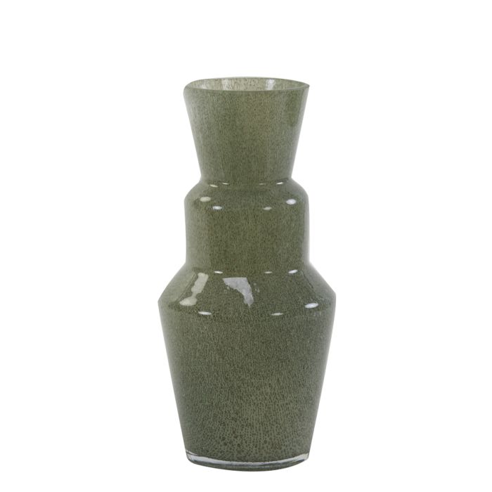 Vase Ø14,5x31,5 cm TROSMU glass grey-green