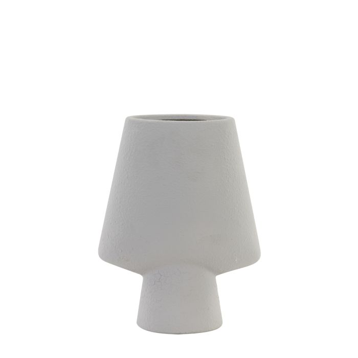 Vase deco 23x12,5x30 cm CIARA ceramics grey