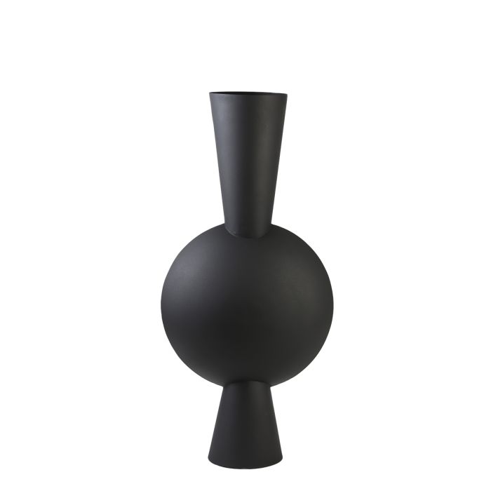 Vase deco 47x26x100 cm KAVANDU matt black