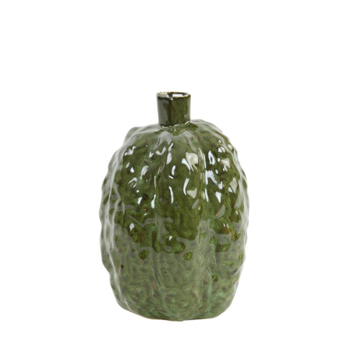 Vase deco Ø14,5x20,5 cm ATOL ceramics moss green