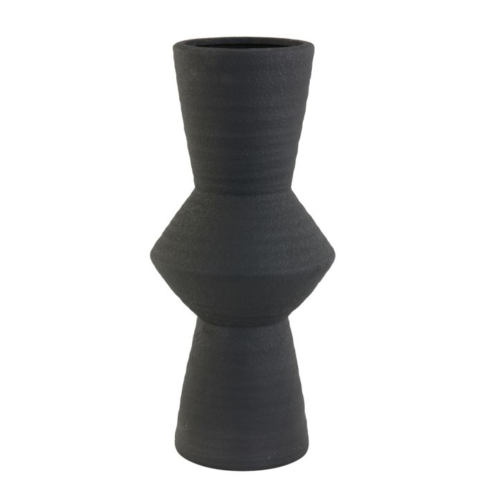 Vase deco Ø22,5x50,5 cm AYLA ceramics black