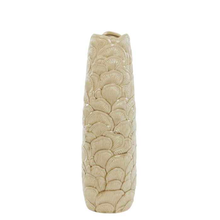 Vase Ø15x48,5 cm TRAVIS ceramics beige