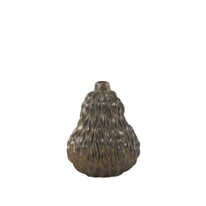 Vase deco Ø12,5x16 cm KOSIA ceramics matt copper