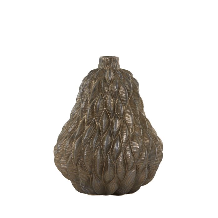 Vase deco Ø19,5x24,5 cm KOSIA ceramics matt copper