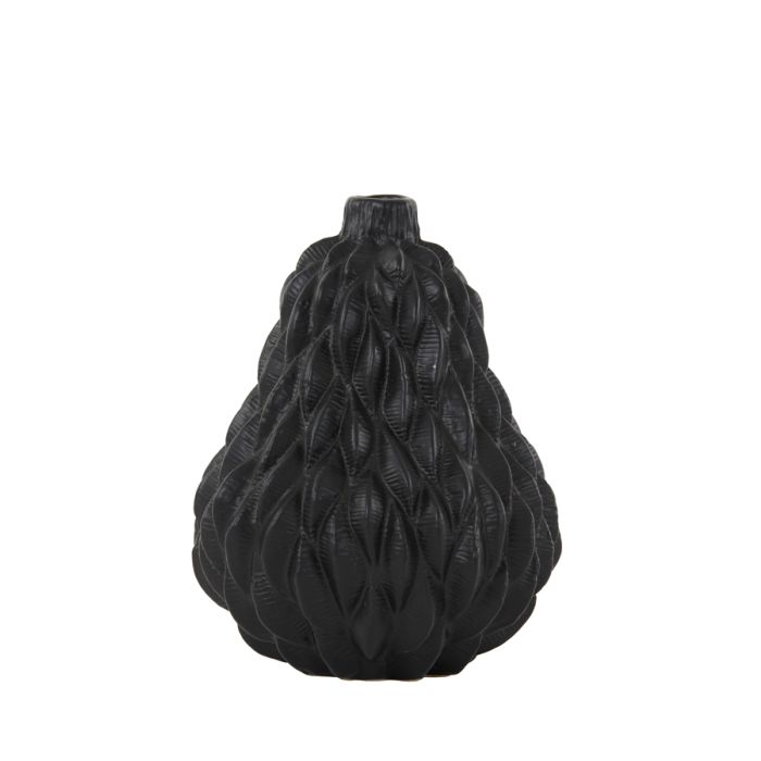 Vase deco Ø19,5x24,5 cm KOSIA ceramics matt black