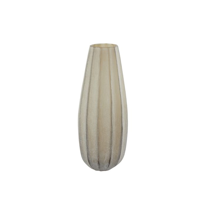 Vase Ø17,5x44,5 cm BRADLEY glass light brown