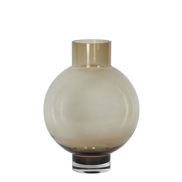 Vase Ø34,5x46 cm KEISHA glass brown
