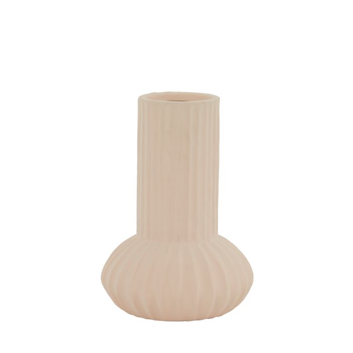Vase deco Ø15x21 cm FEYO ceramics peach