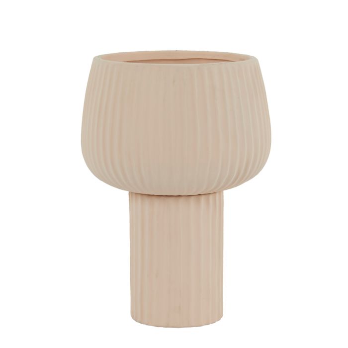 Vase deco Ø22,5x31,5 cm FEYA ceramics peach