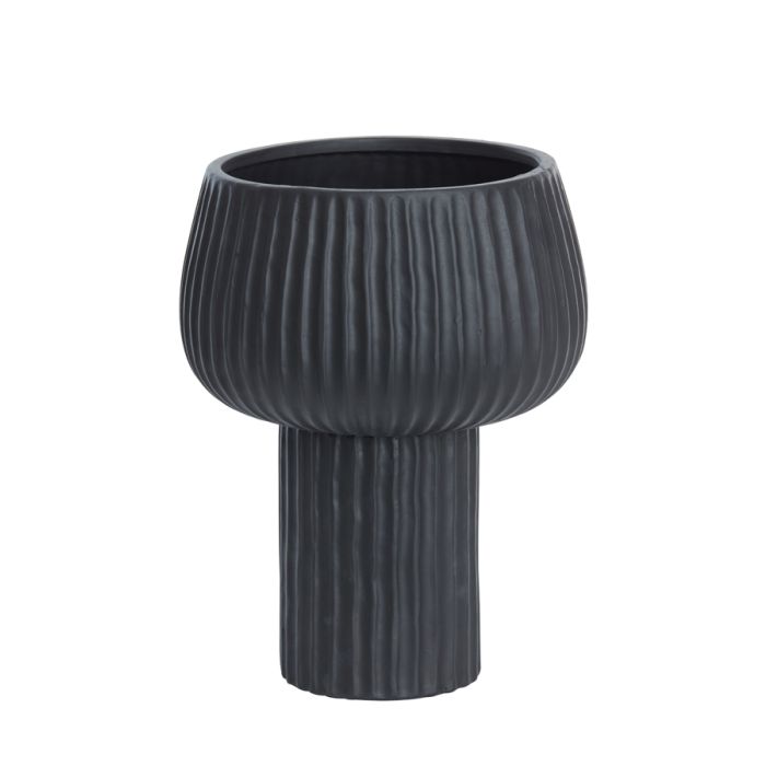 Vase deco Ø27,5x36 cm FEYA ceramics black