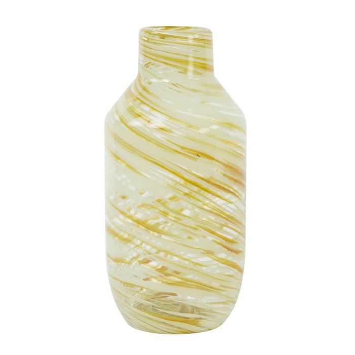 Vase Ø16x33 cm INDIE glass yellow