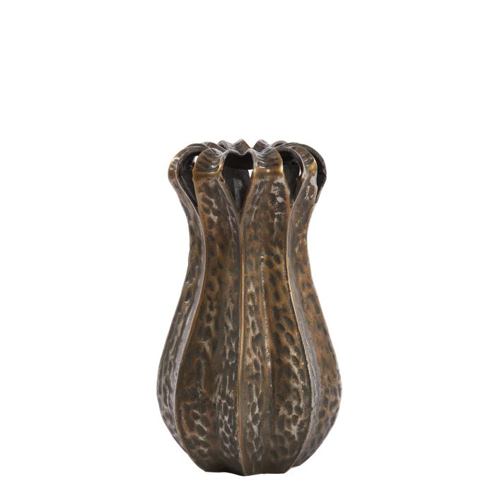 Vase deco Ø20x36 cm ABAJO antique bronze