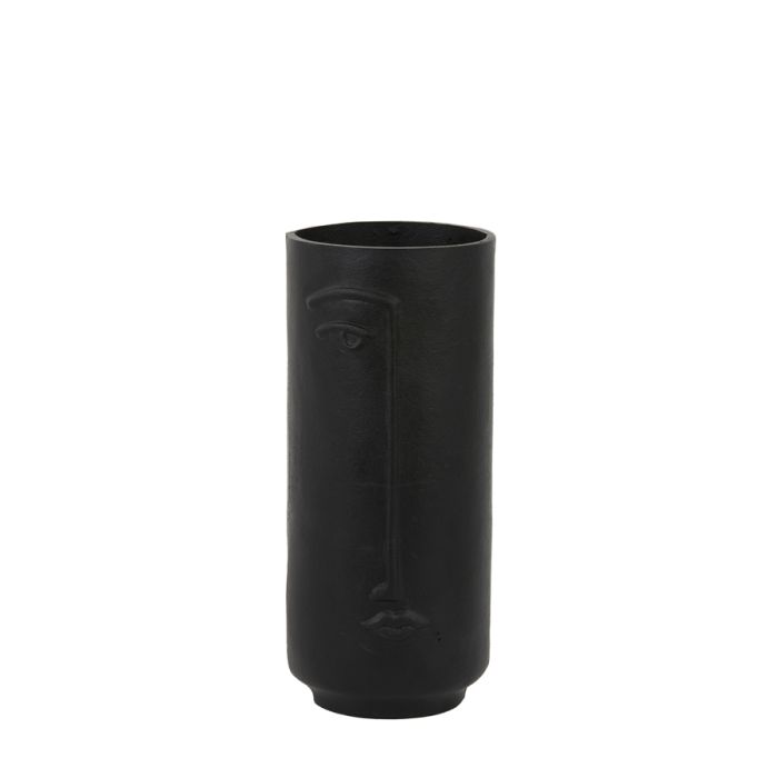 Vase deco Ø15x35 cm CAPADE matt black