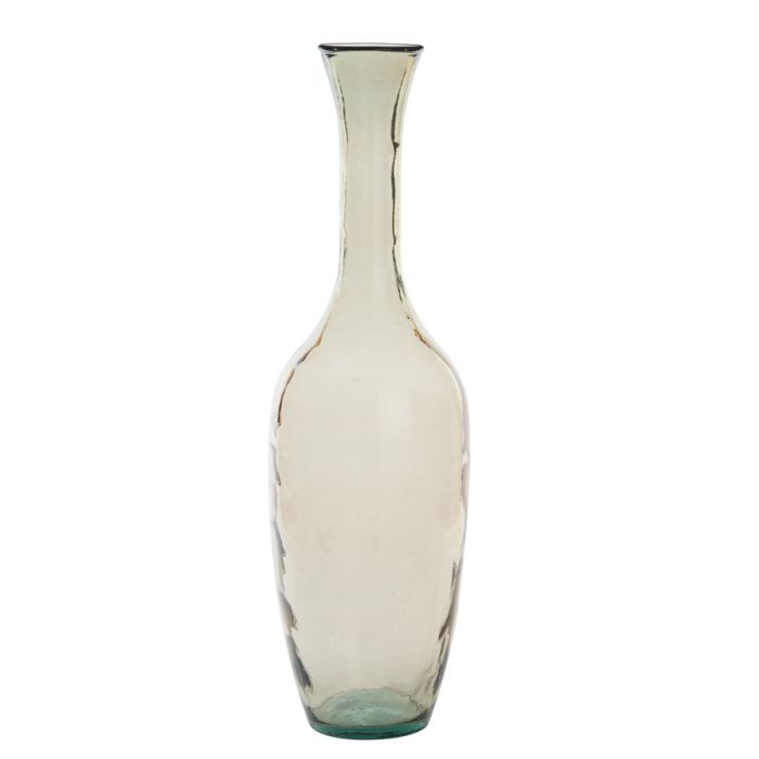Vase Ø30x100 cm IMANO glass shiny light brown