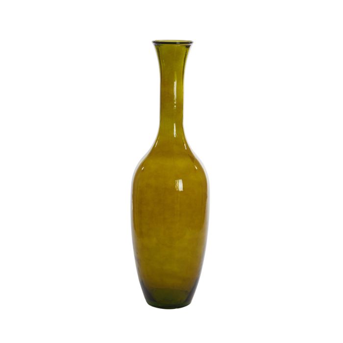 Vase Ø30x100 cm IMANO glass olive green