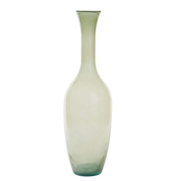 Vase Ø30x100 cm IMANO glass milky light yellow