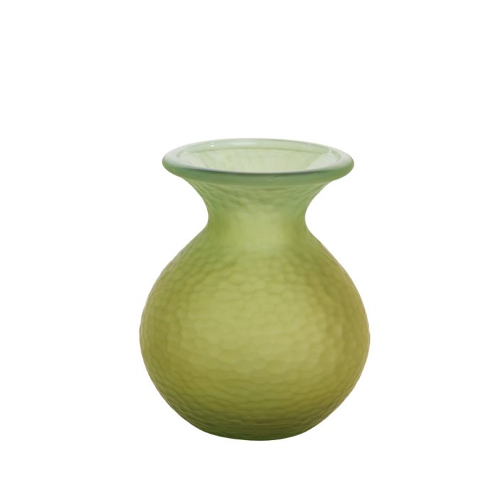 Vase Ø20x24,5 cm OZARK glass matt green