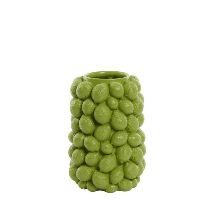 Vase deco Ø23,5x33 cm LEMON green