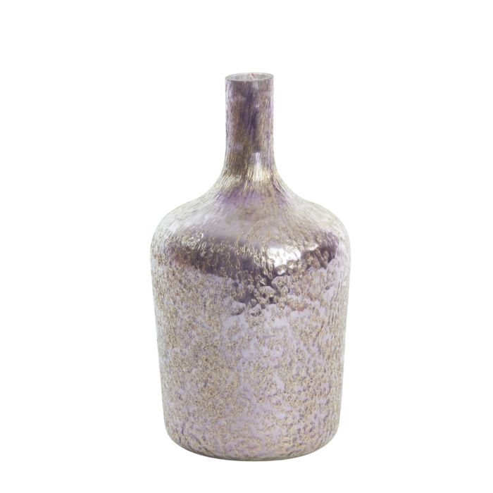 Vase Ø16x29 cm MOLUSI glass light purple-gold