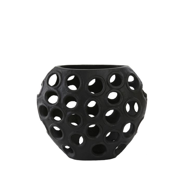 Vase deco 32x17x27 cm MISOBE matt black
