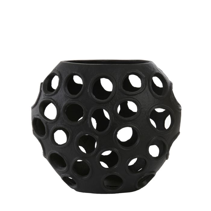 Vase deco 36x20x32 cm MISOBE matt black
