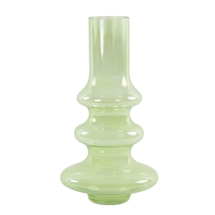 Vase Ø21,5x40,5 cm NIANA glass oil grass green