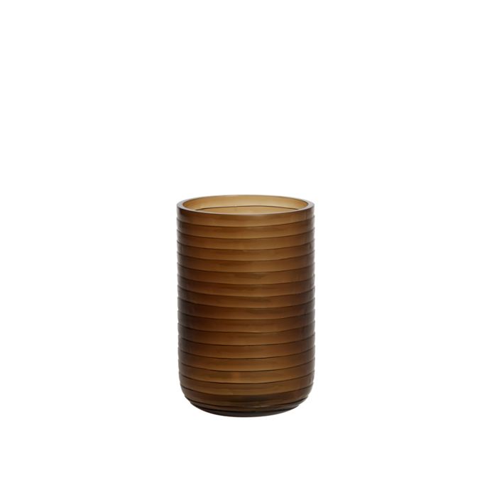 Vase Ø15x23 cm RUMI glass brown