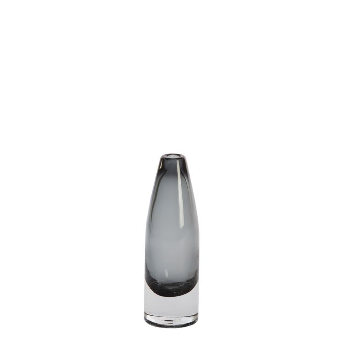 Vase Ø7,5x22,5 cm ESTUA glass grey