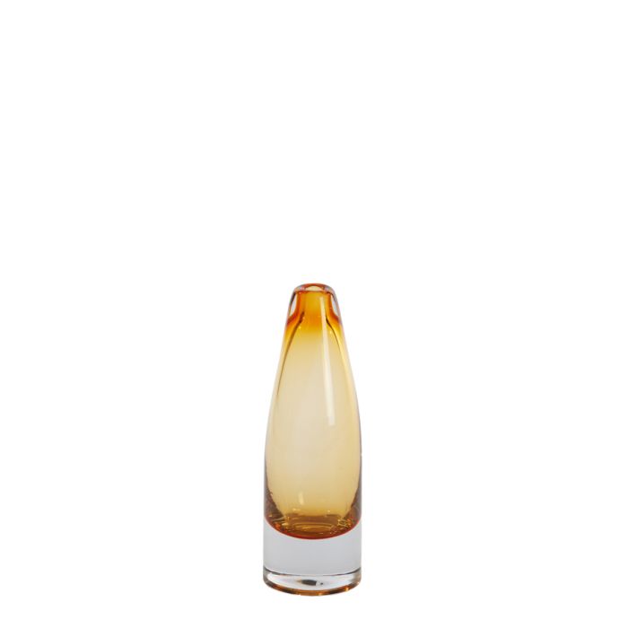 Vase Ø7,5x22,5 cm ESTUA glass amber