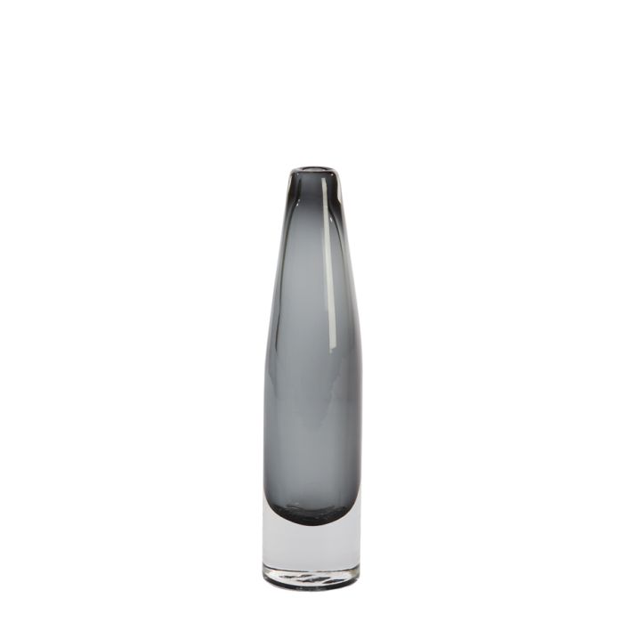 Vase Ø7,5x30,5 cm ESTUA glass grey