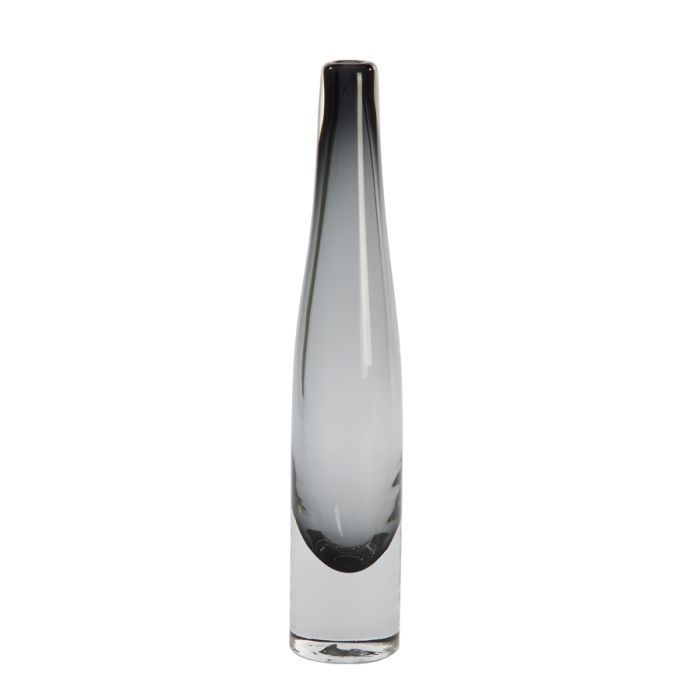 Vase Ø7,5x39,5 cm ESTUA glass grey