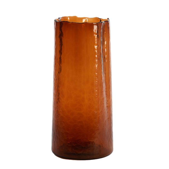 Vase Ø15x32 cm MURADA glass brown