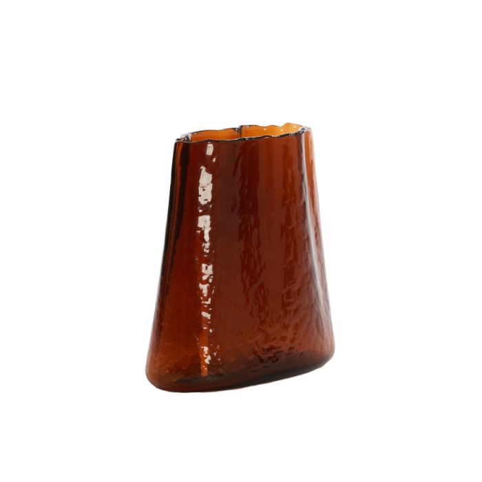 Vase 20x10x20 cm MURADA glass brown